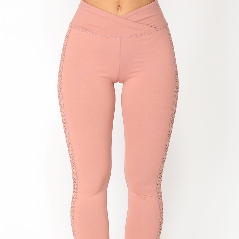 fashion nova. Pink workout leggings
